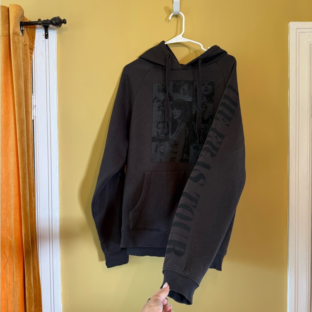 Taylor Swift Black Eras Tour Graphic Hoodie